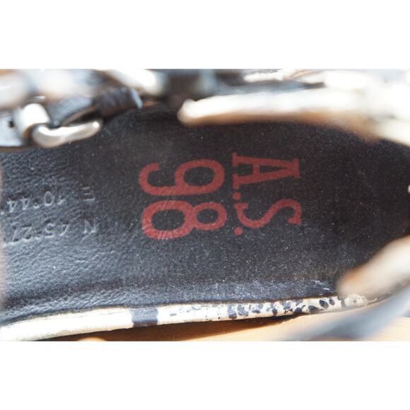 A.S. 98 Gladiator Sandal - Python Print - RARE - Size 40 US 9 - Picture 13 of 14